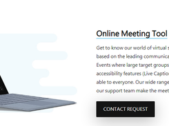 Online Meeting Tool Screenshot 1