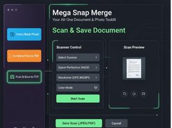 Scan document and Save