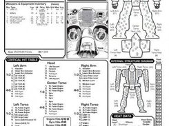 BattleMech Record Sheet