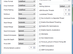 MeGUI - x264 Configuration Dialog - Extend