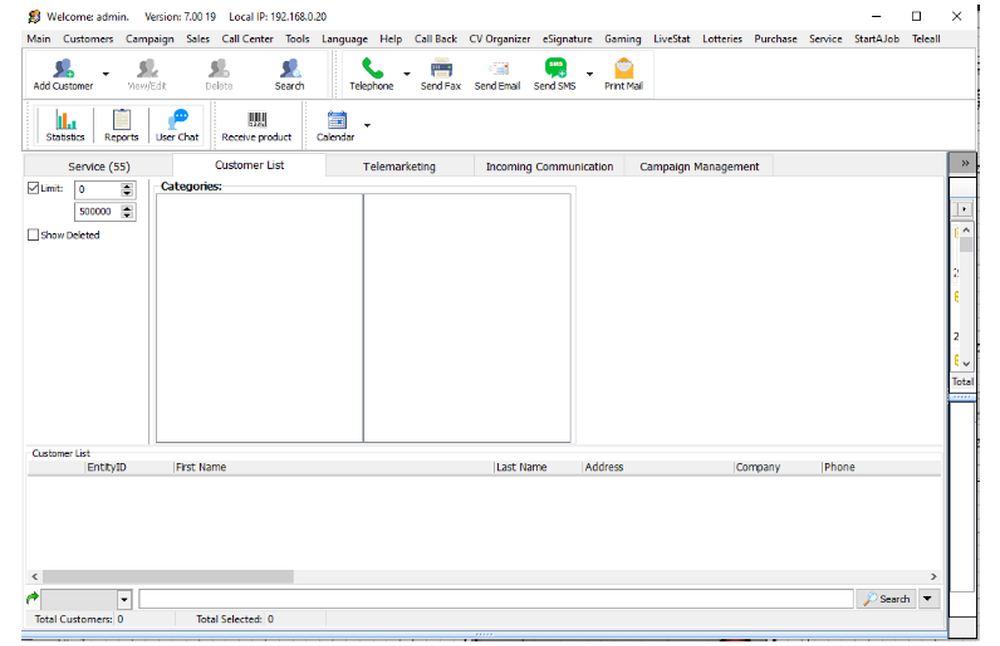 Mekashron Call Center Screenshot 1