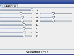 Armor tab of MechDesigner prototype