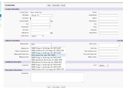 Clean Suite for CRM - Create Contact with Autocomplete