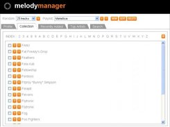 The collection browser