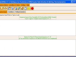 MeltDNA Sequence Input Page