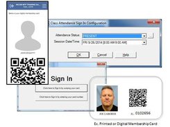 MTP App and Member Card QR Reader for Meeting/Class Sign in