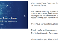 Member Tracking System Screenshot 1