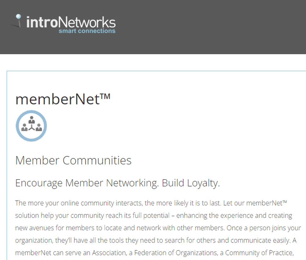 memberNet Screenshot 1