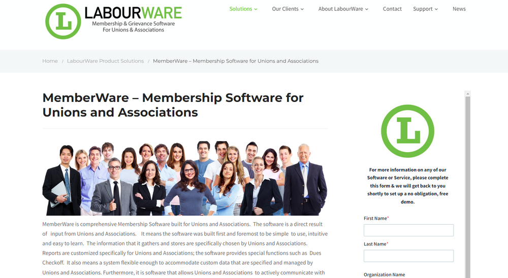 MemberWare Screenshot 1