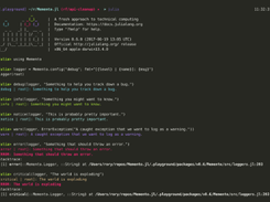Memento.jl Screenshot 1