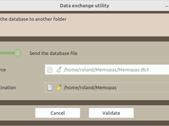 Database file exchange