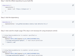 MemoryLeakDetector Screenshot 1
