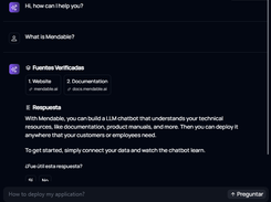 Mendable.ai Screenshot 1