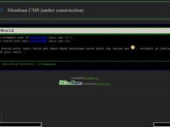 mendoan cms menggunakan tema asep.