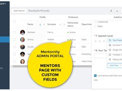 Mentornity / Admin - Mentors Page