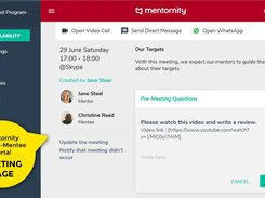 Mentornity Meeting Pages