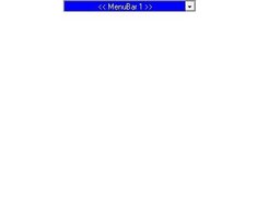 MenuBar Single Drop Down