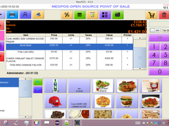 MeoPOS Open Source Point Sale Cash Register Program