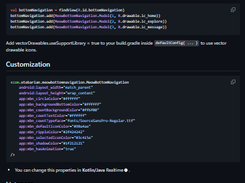 Meow Bottom Navigation Screenshot 1