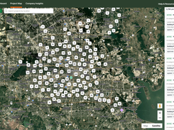 The Project Map in Mercator.ai visually displays active and upcoming construction projects, allowing users to quickly identify opportunities in specific locations. It helps users filter projects by stage, type, and stakeholders, enabling targeted outreach and strategic business development.