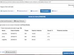 Ecco la gestione dei rimborsi per il Cliente/Fornitore di Prova, al quale spettano i seguenti rimborsi scaturiti da vendite, con il comodo pulsante Esegui rimborso, parte la stampa del documento da far firmare per ricevuta.