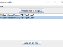Reorder choosen files - use mouse drag/drop on file