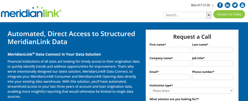 MeridianLink Data Connect Screenshot 1