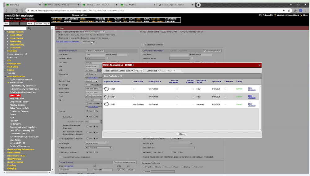 MeridianLink One Screenshot 1