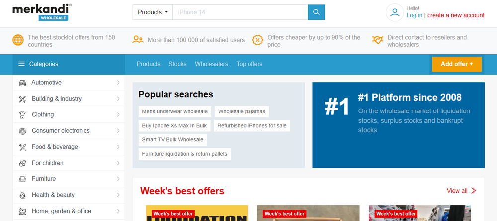 Merkandi Screenshot 1