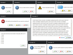 Some use cases of the demo application