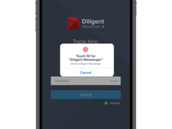 Diligent Messenger TouchID