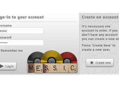 Login page
