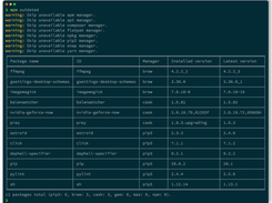 Meta Package Manager Screenshot 1