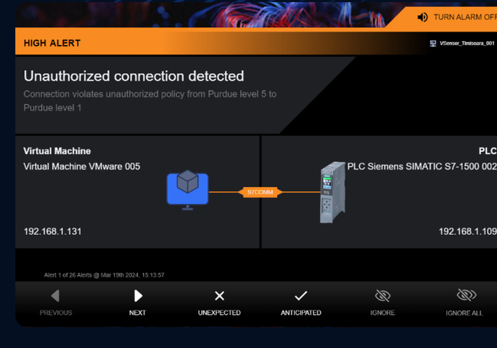 MetaDefender OT Security Screenshot 1