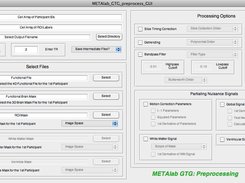 Preprocessing GUI