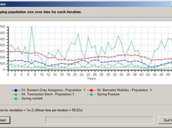 Simulation display