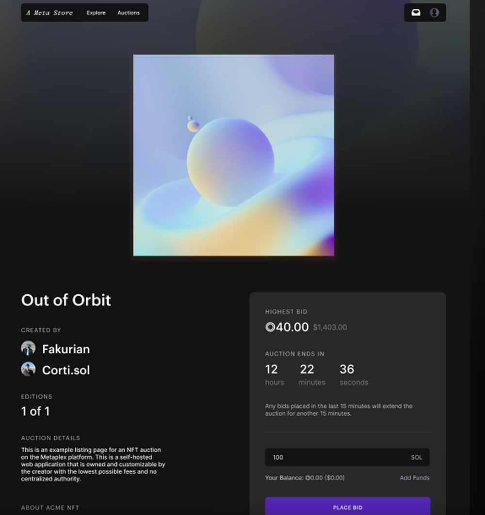 Metaplex Screenshot 1