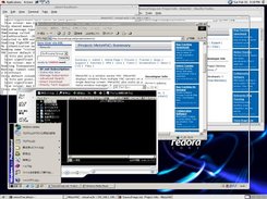 A remote Window desktop in a local Linux desktop