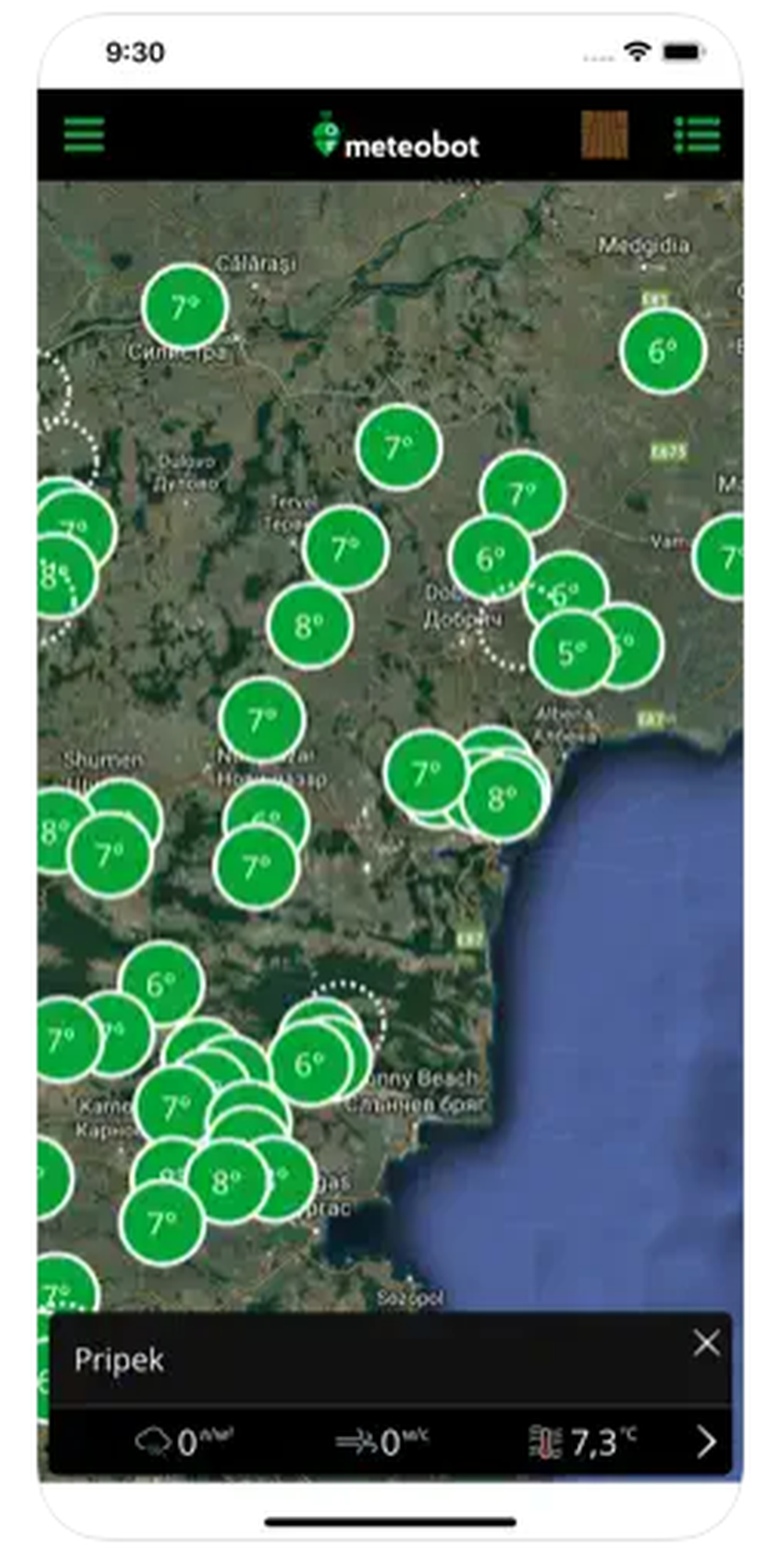 Meteobot Screenshot 1