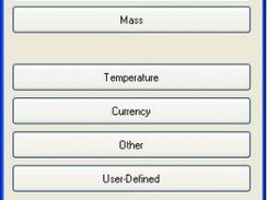 Main Window of the Metric Converter Program. Pre-Alpha 1