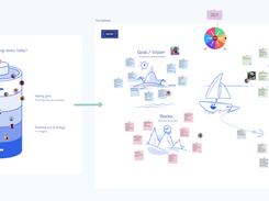 Sailboat retro with energizer