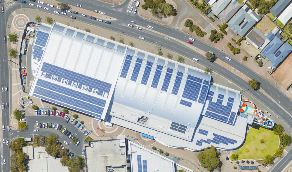 Aerial Image over SA Aquatic & Leisure Centre