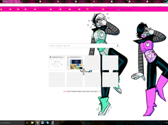 Mettaton and Napstablook Chrome Theme Screenshot 1