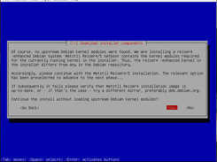 Metztli Reiser4: YES, continue the install without loading upstream kernel modules