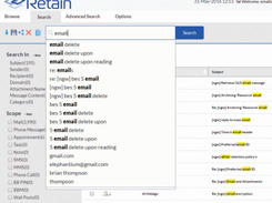 OpenText Retain Unified Archiving Screenshot 2