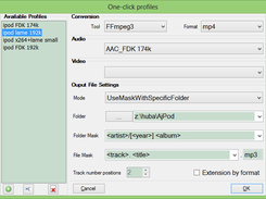 One-Click profiles editor
