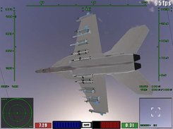 F-18 from underneath