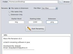 Mass File Renamer v0.3