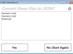 This time 3 files, 1 that is intentionally wrong