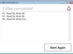 Converted! Red drop means something wrong